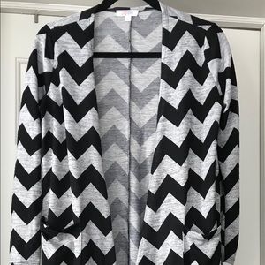 Lularoe EUC Small Vintage Chevron Sarah